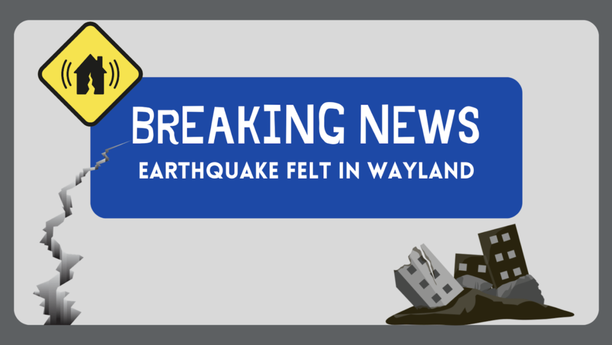 A magnitude 3.8 earthquake originating from the coast of New Hampshire and Maine was felt in Wayland on Monday, Jan. 27.